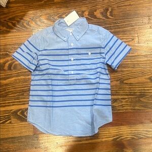 Crewcuts Light Blue Striped Shirt